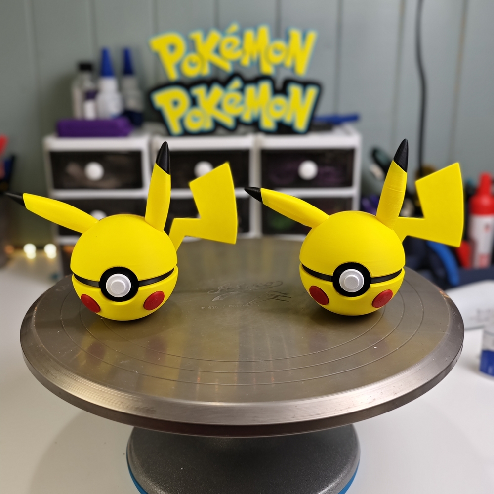 Yellow Pikachu Decorative Figures
